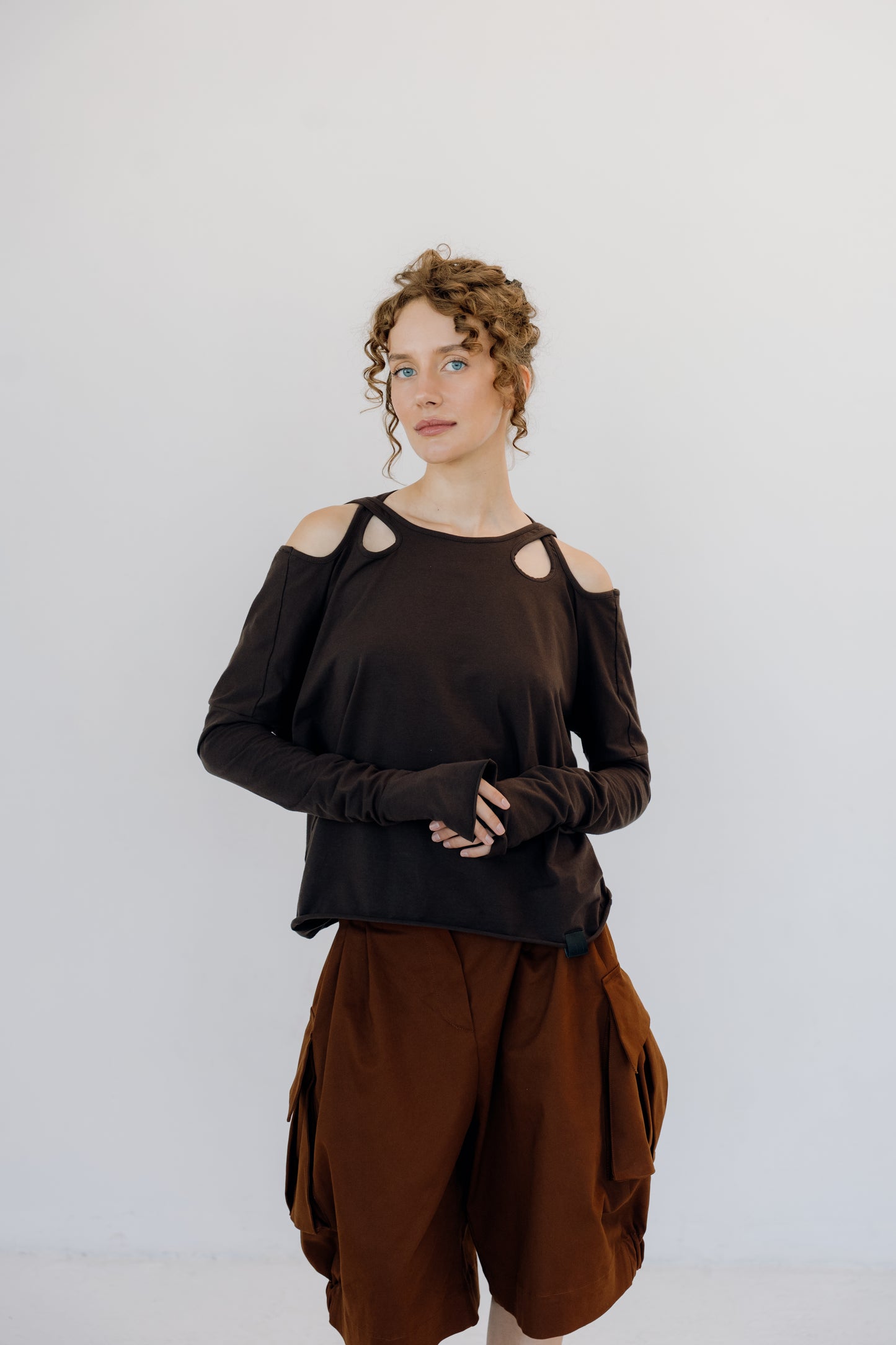 DR_003/07______ Tshirt twist chocolate