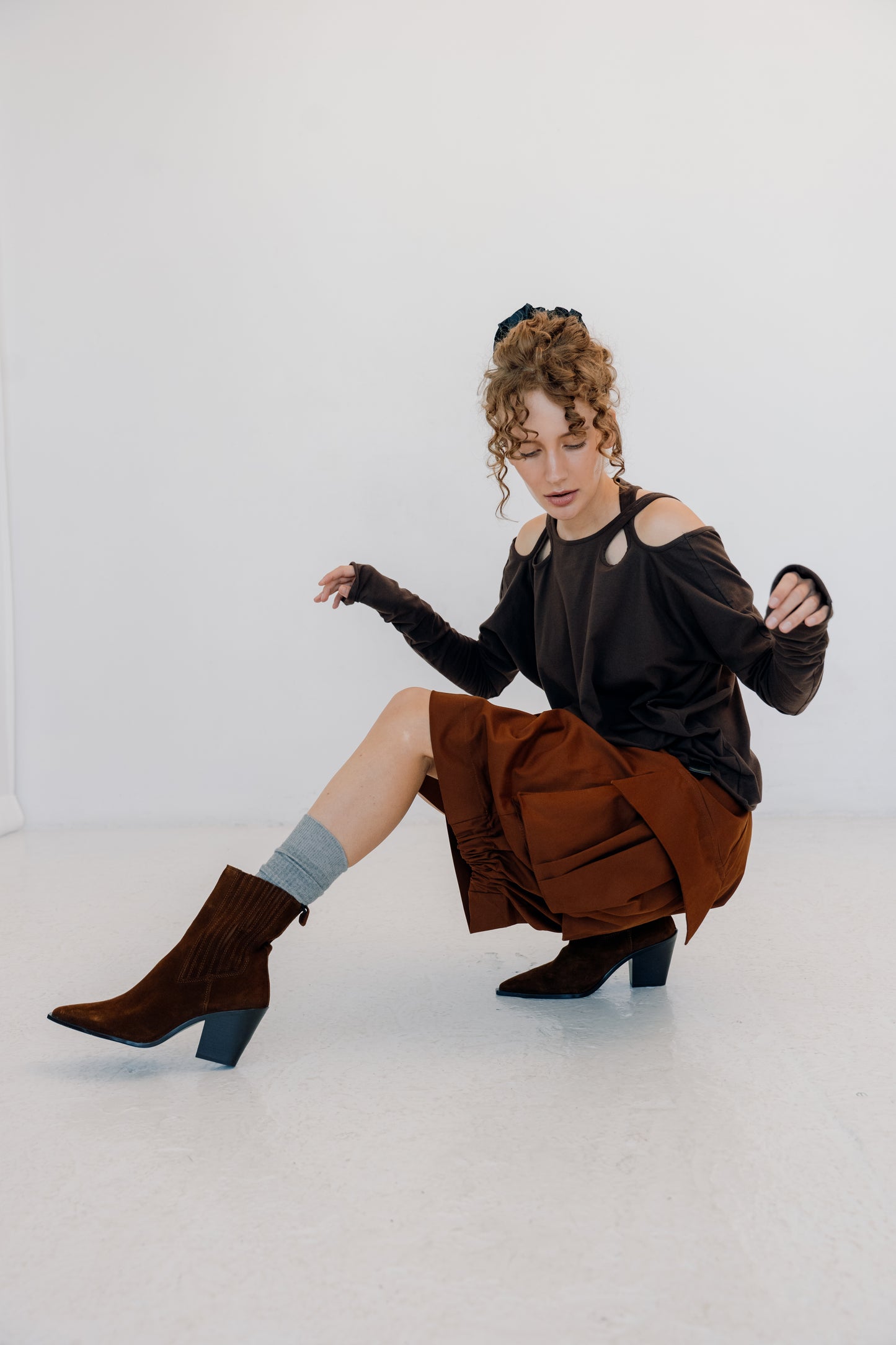 DR_003/05______ Szorty cargo cinnamon