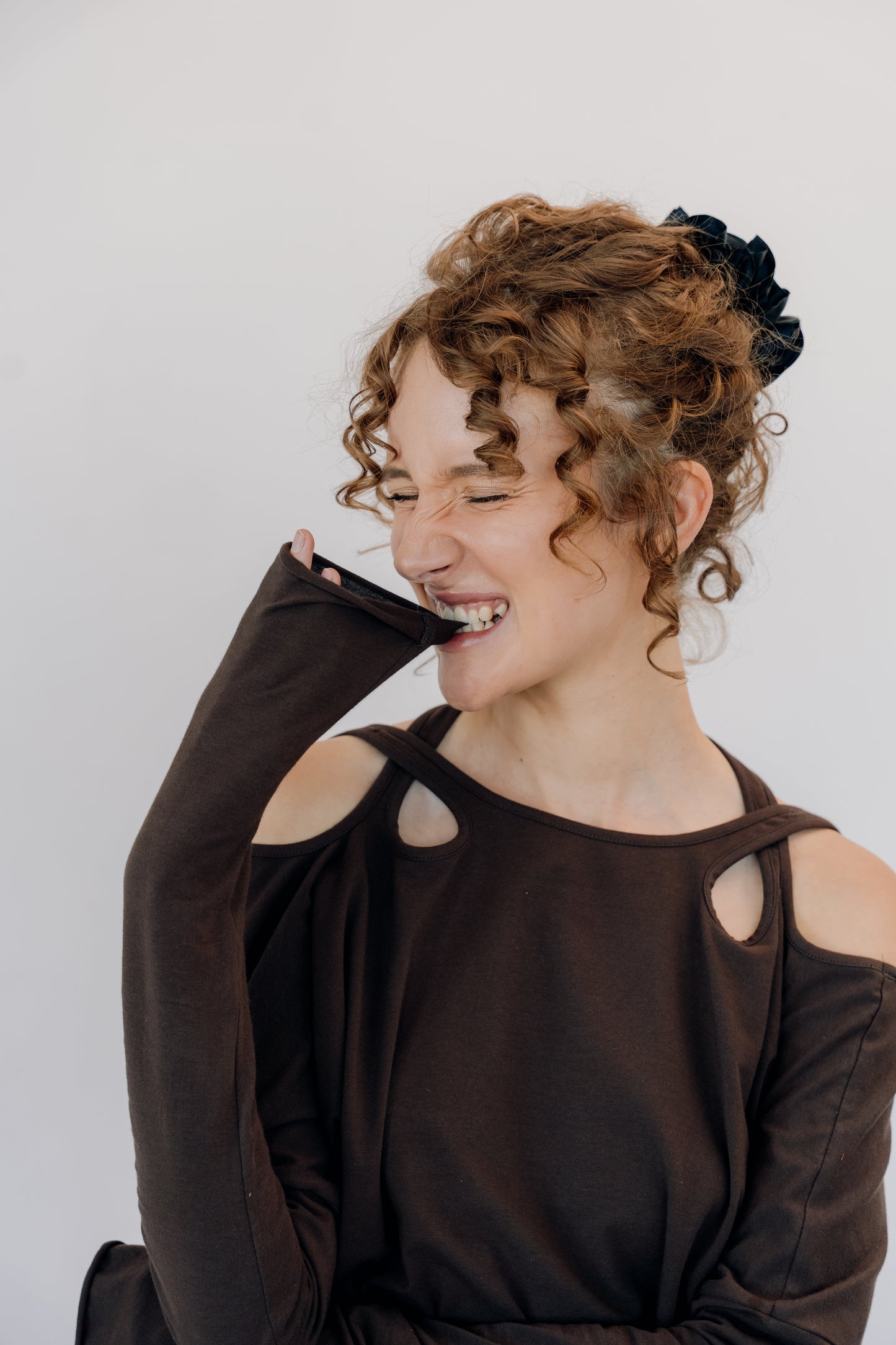 DR_003/07______ Tshirt twist chocolate