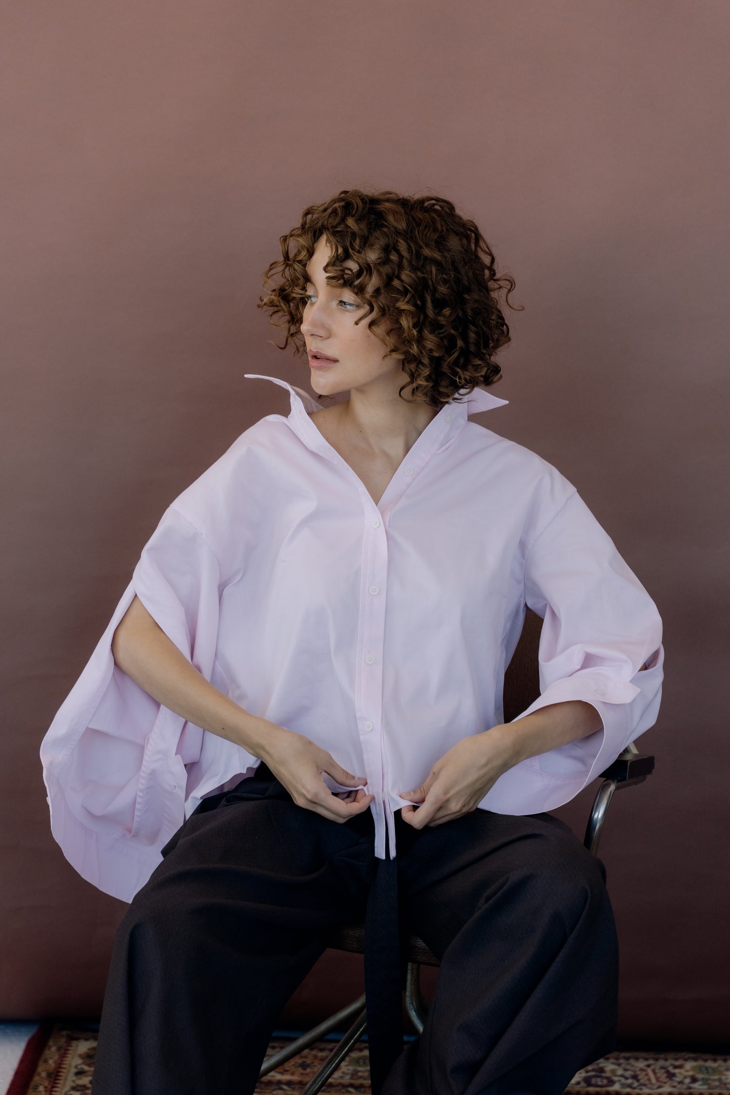 DR_003/01______ Koszula twist pink