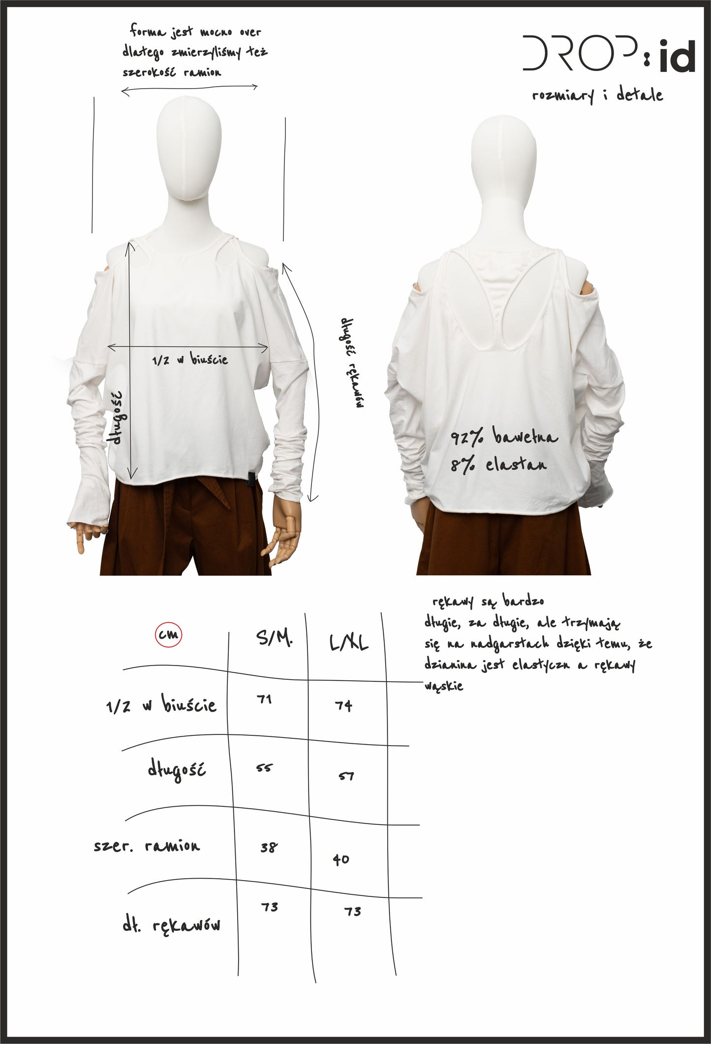 DR_003/06______ Tshirt twist snow